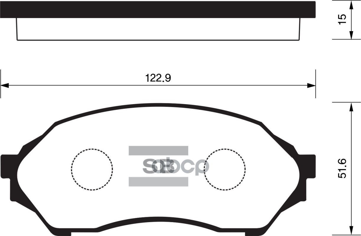 Колодки передние SANGSIN BRAKE SP1227
